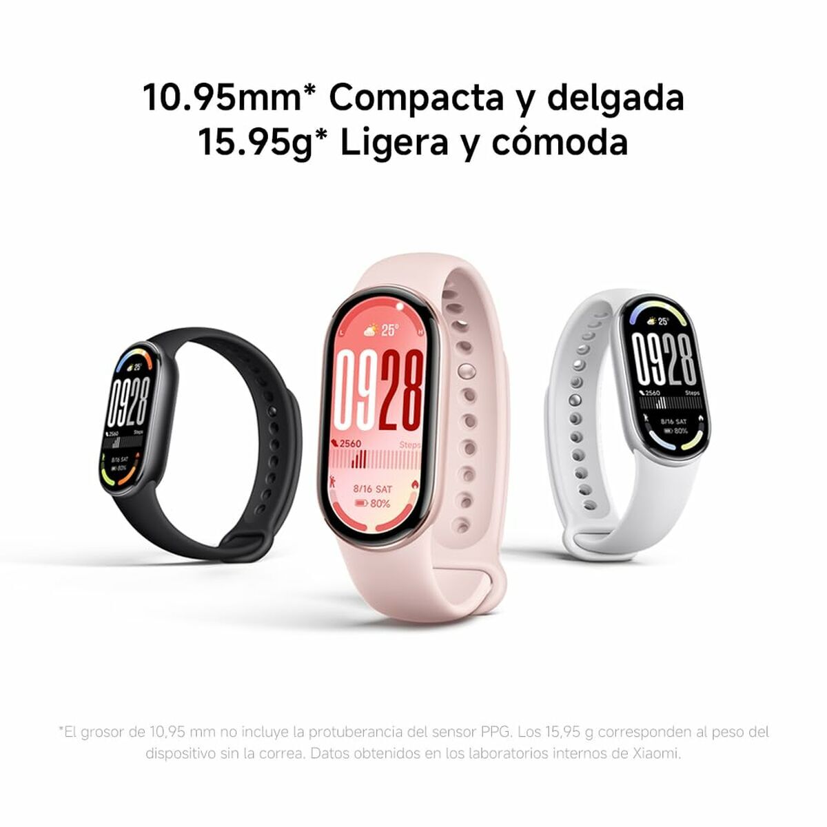 Pulsera de Actividad Xiaomi BHR07PSGL Gris Rosa Plateado