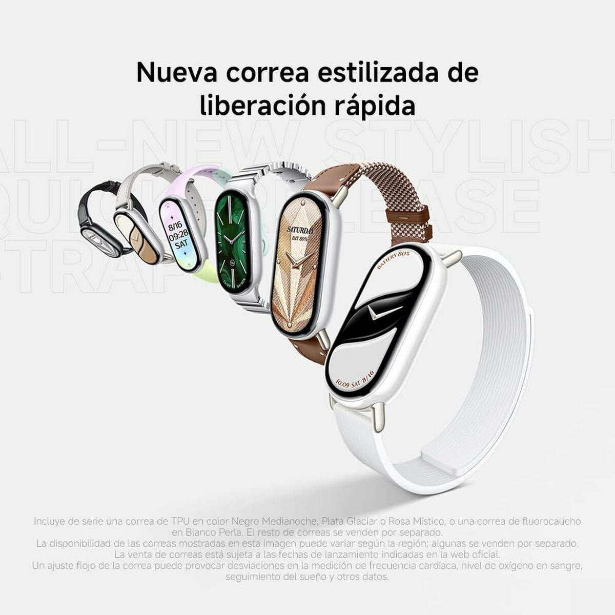 Pulsera de Actividad Xiaomi BHR07PSGL Gris Rosa Plateado
