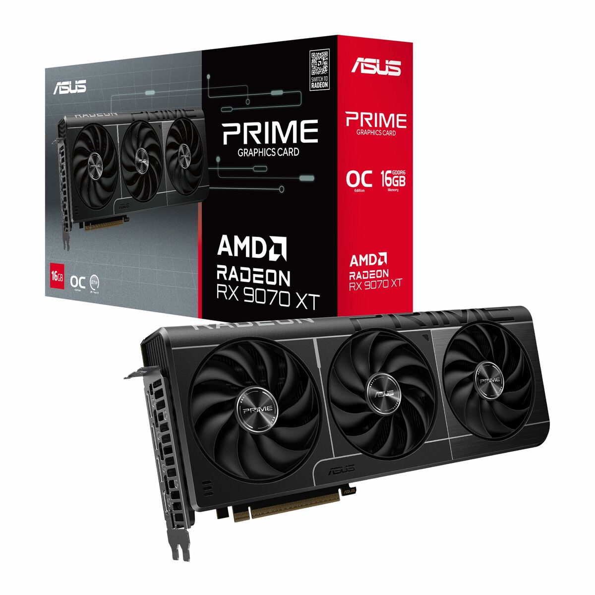 Tarjeta Gráfica Asus 90YV0L71-M0NA00 radeon rx 9070 xt 16 GB GDDR6