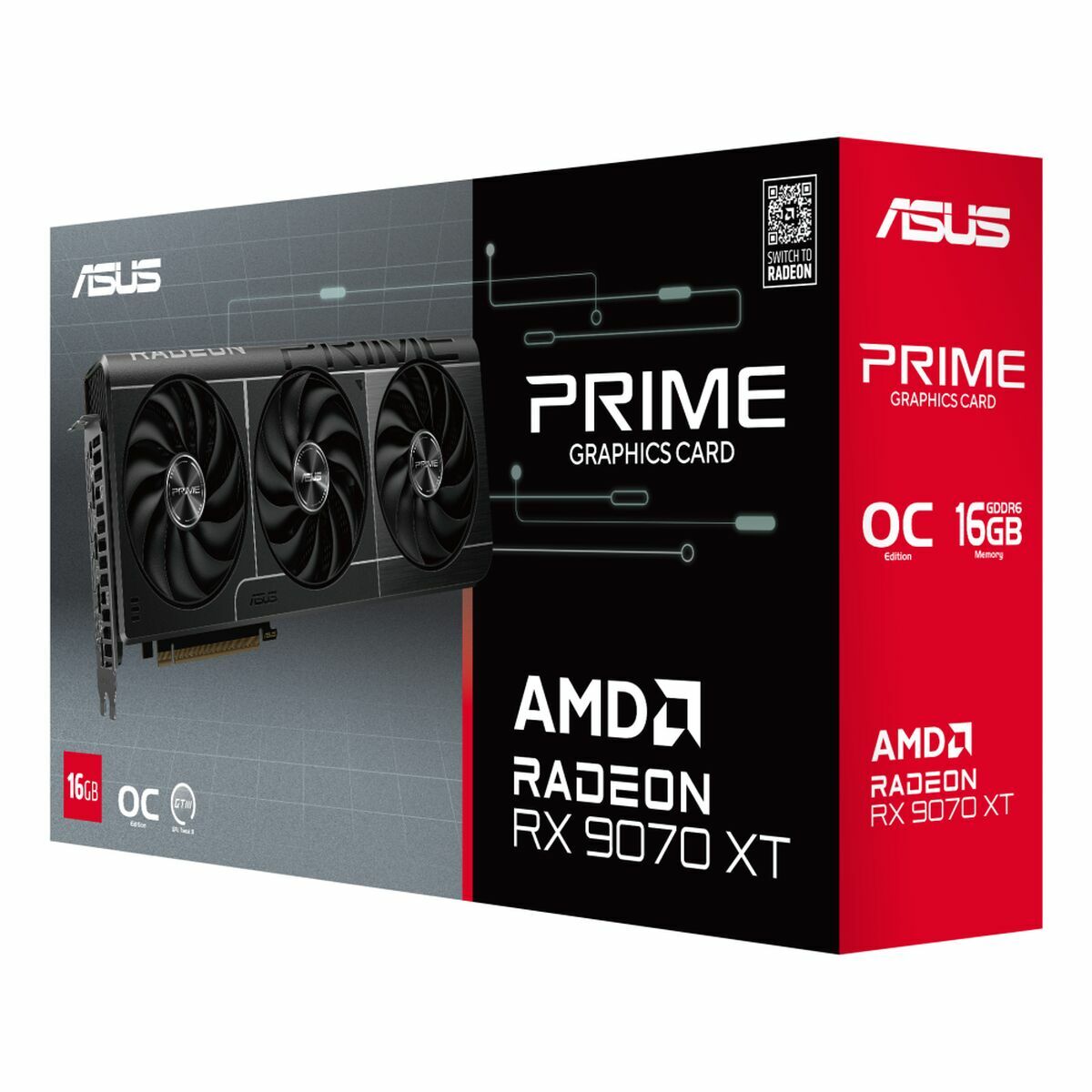 Tarjeta Gráfica Asus 90YV0L71-M0NA00 radeon rx 9070 xt 16 GB GDDR6