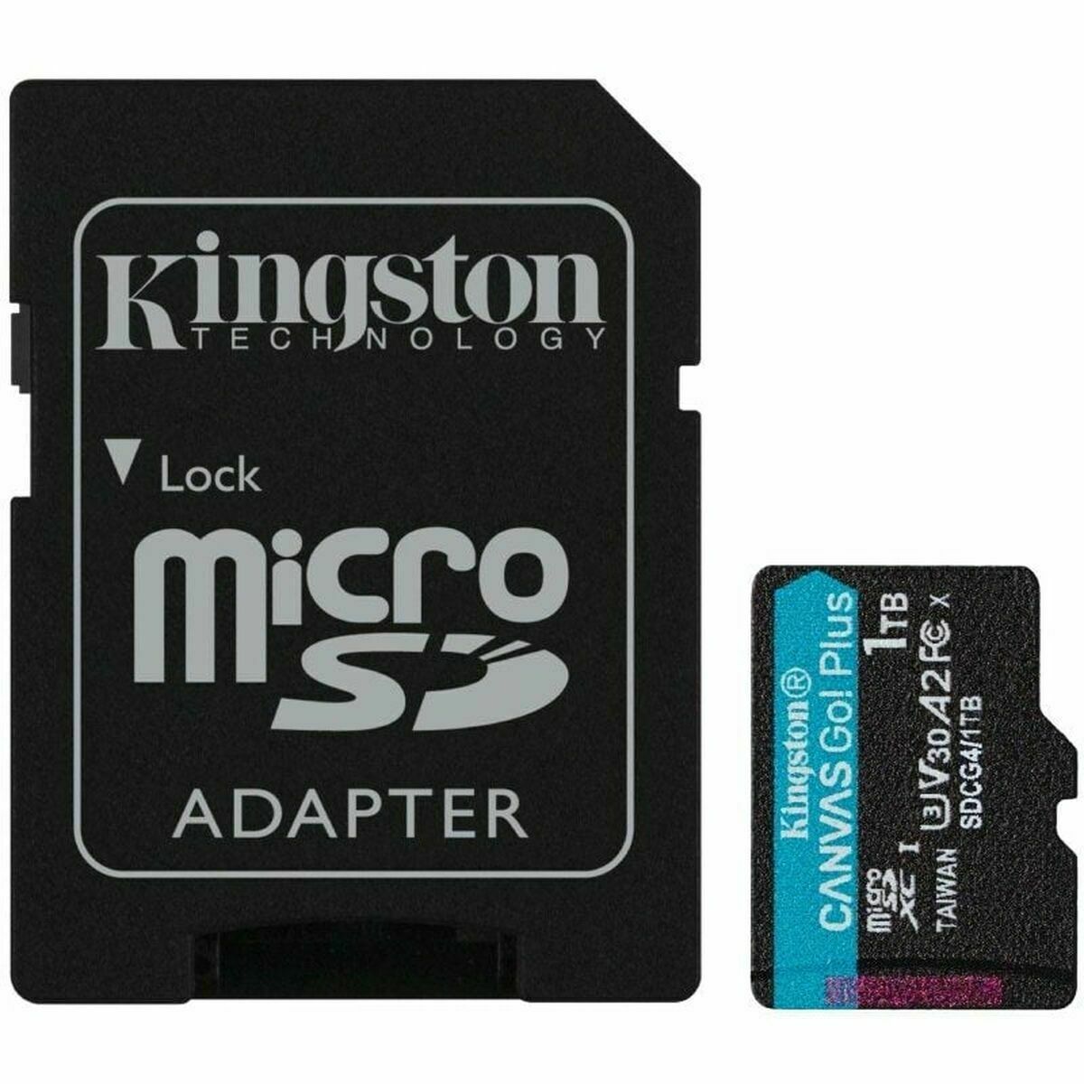 Tarjeta de Memoria Micro SD con Adaptador Kingston SDCG4/1TB