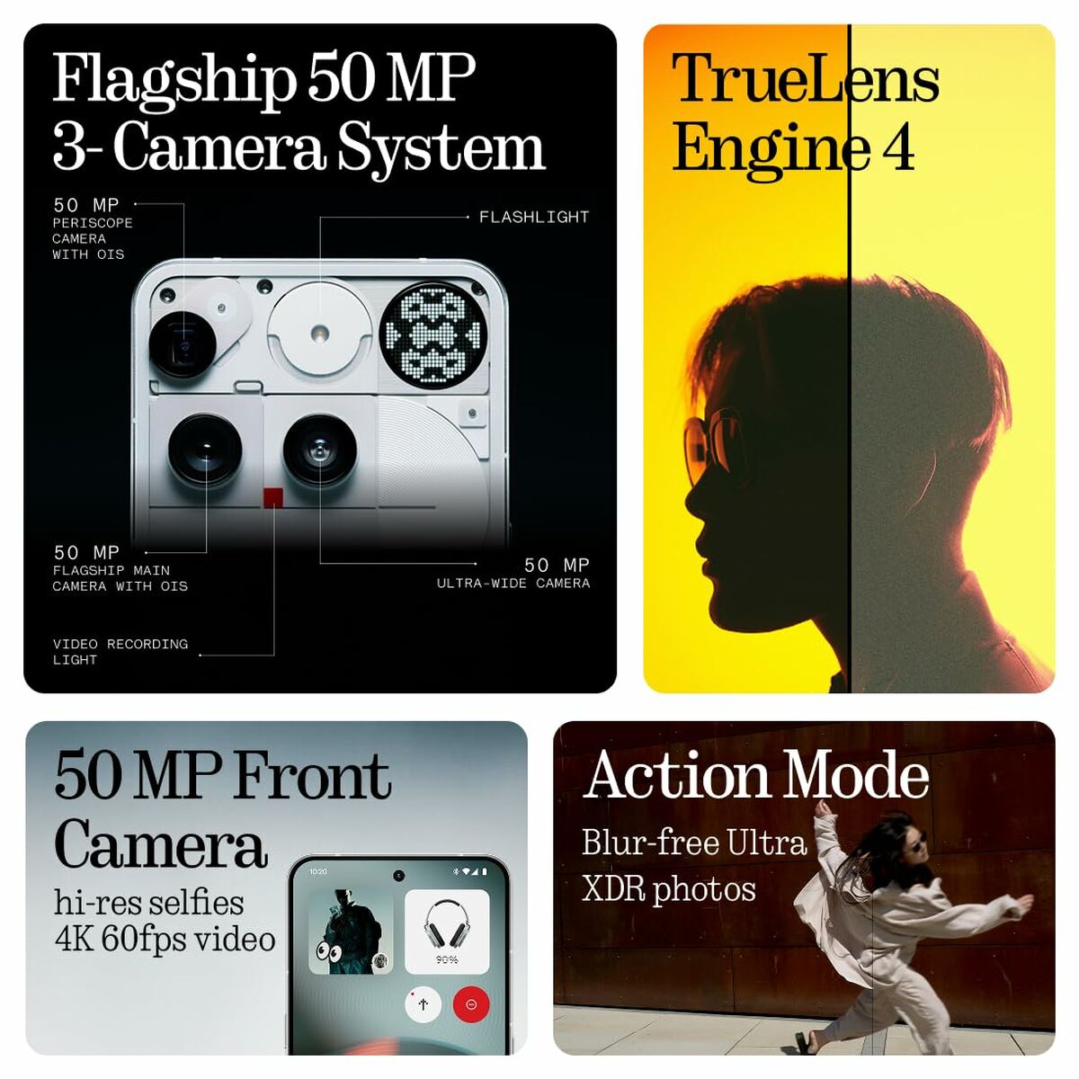 Smartphone Nothing Phone 3 5G 6,67" Octa Core 16 GB RAM 256 GB Blanco