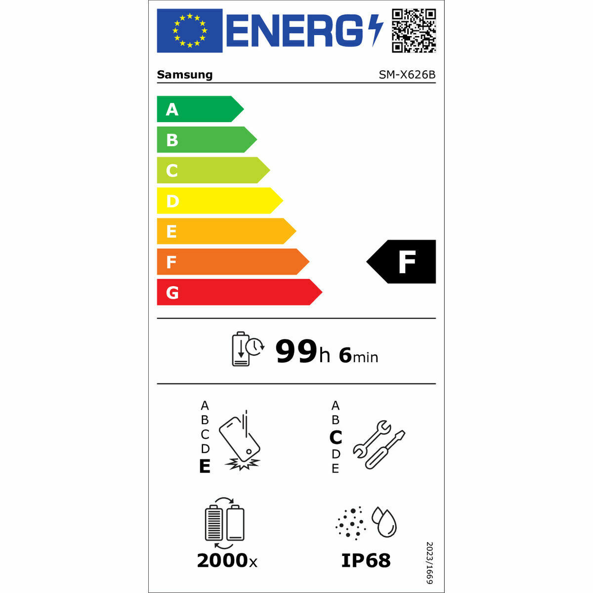 Tablet Samsung SM-X626BZAREUB Octa Core 8 GB RAM 128 GB Gris