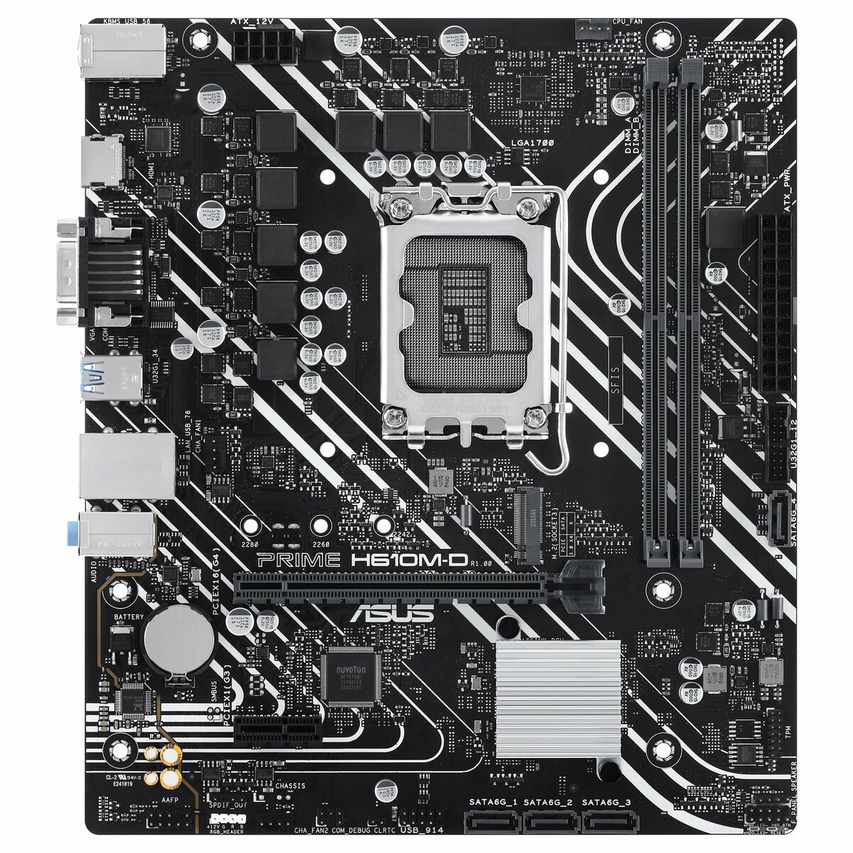 Placa Base Asus PRIME H610M-D H610 LGA 1700
