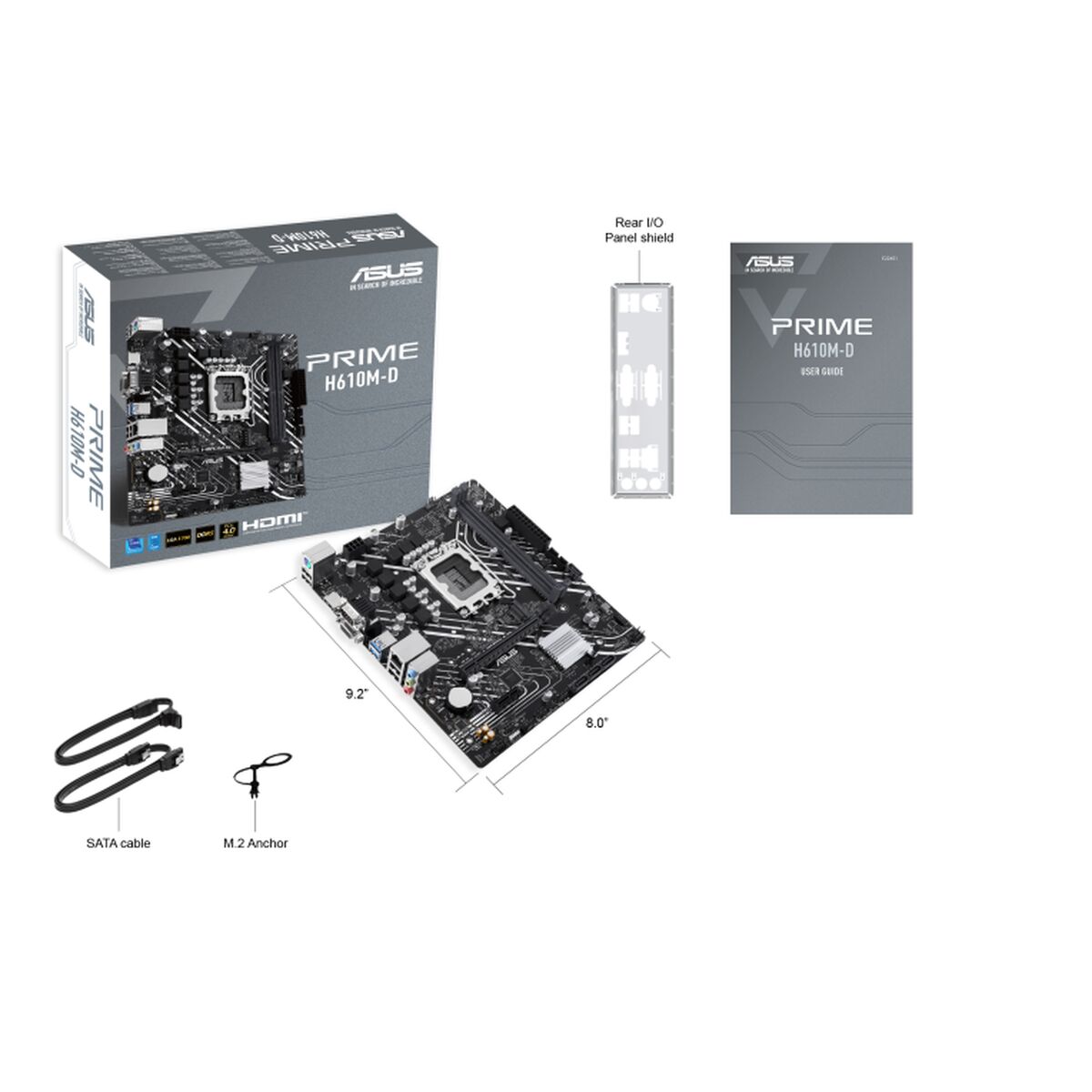 Placa Base Asus PRIME H610M-D H610 LGA 1700