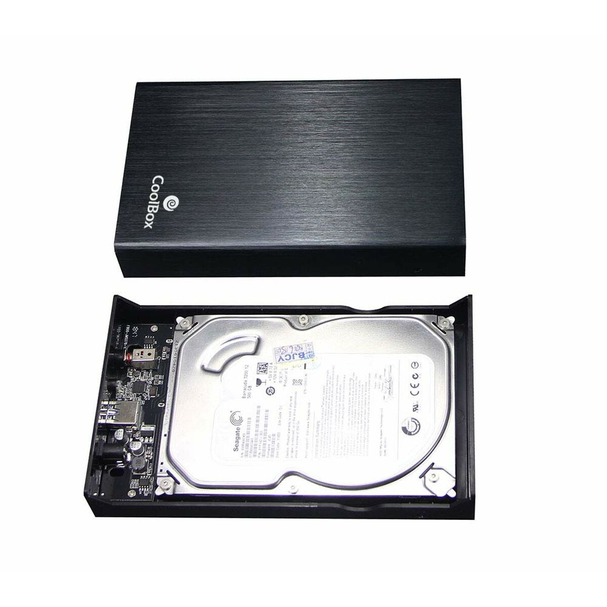 Disco Duro CoolBox SlimChase A-3533 3,5" Negro