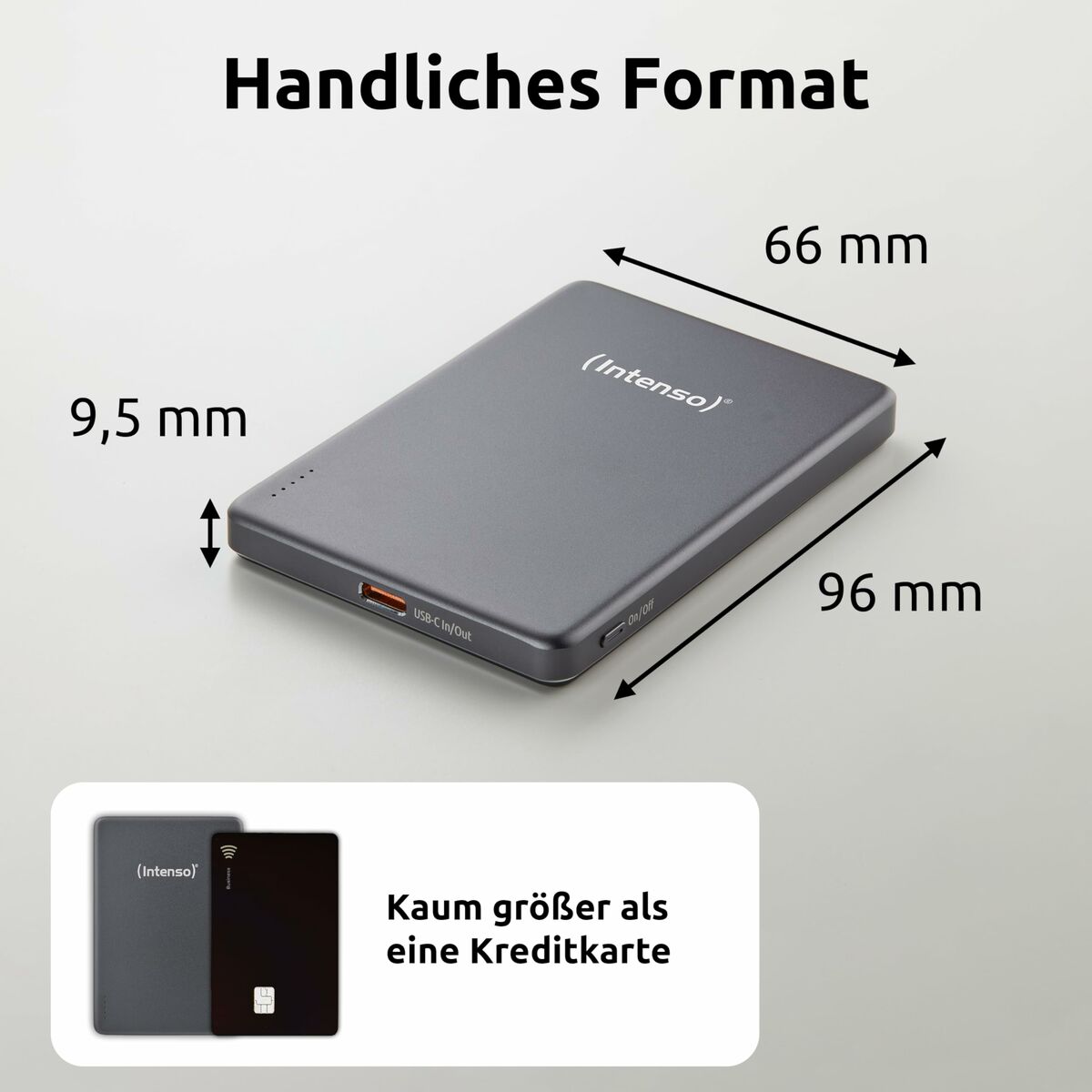 Powerbank INTENSO MW5000 5000 mAh Gris