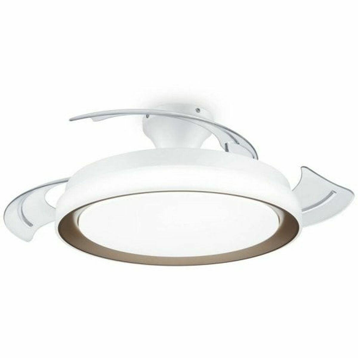 Ventilador de Techo con Luz Philips 929004081801 Blanco Dorado (4000 K) (2700 K)
