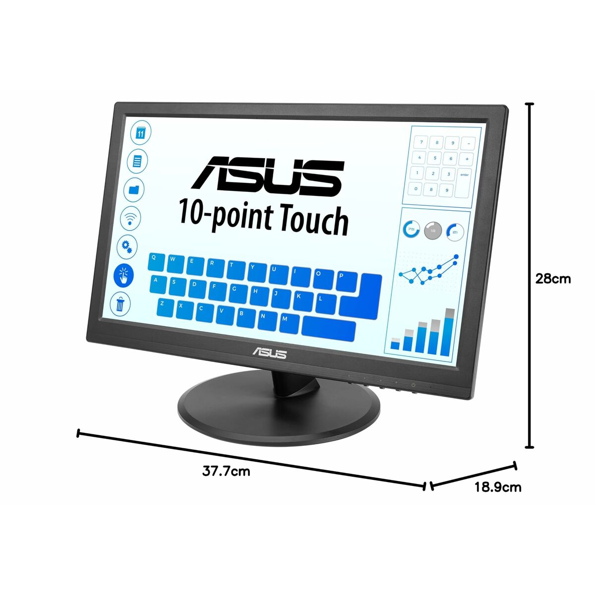 Monitor Asus 90LM09V1-B01170 Full HD 15,6" 16"