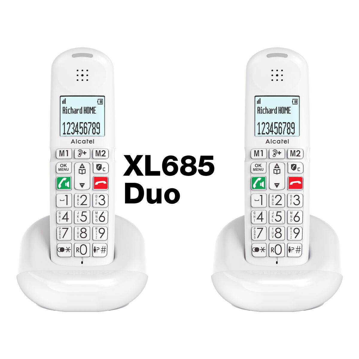 Teléfono IP Alcatel DECT XL685 DUO EWE