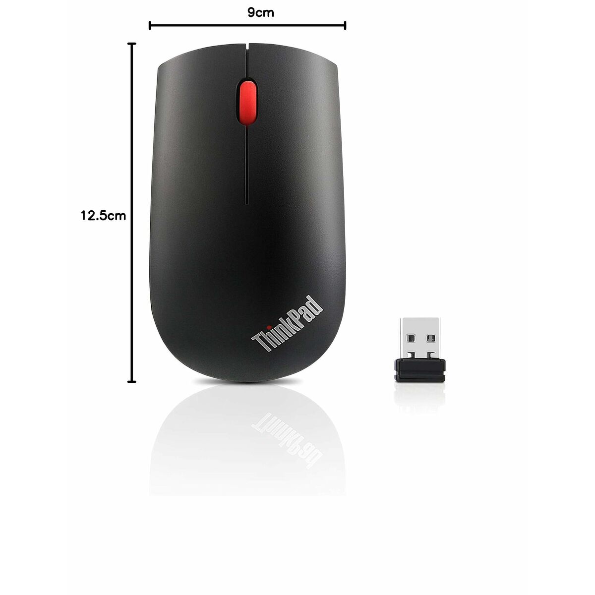 Ratón Inalámbrico Lenovo ThinkPad Essential Negro Gris 1200 DPI