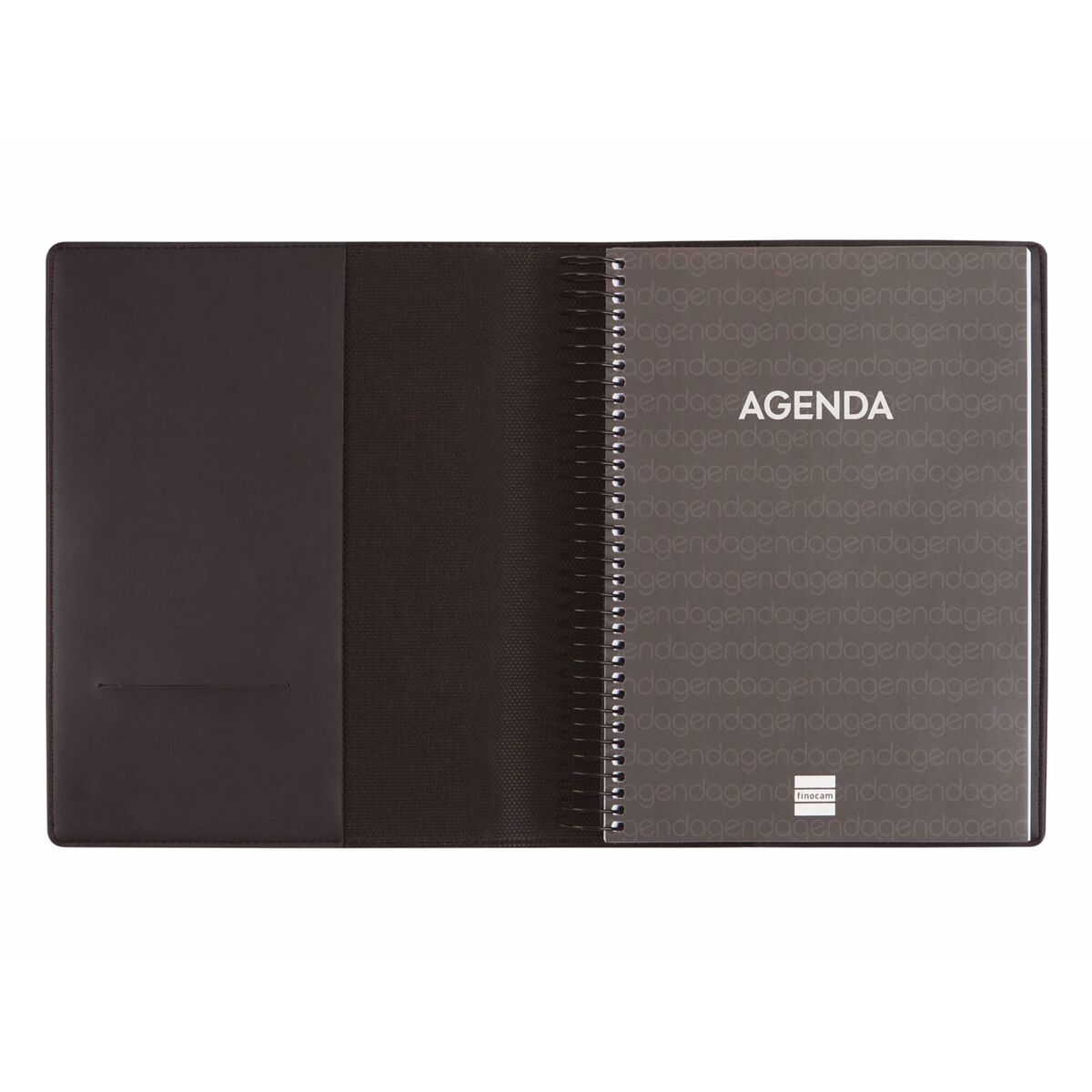 Agenda Finocam DUOBAND Negro A5 15,5 x 21,2 cm 2025-2026