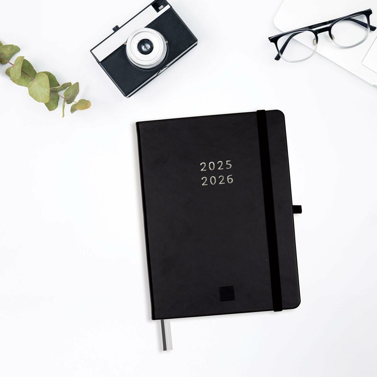 Agenda Finocam MÍNIMAL Negro A5 14 x 19 cm 2025-2026