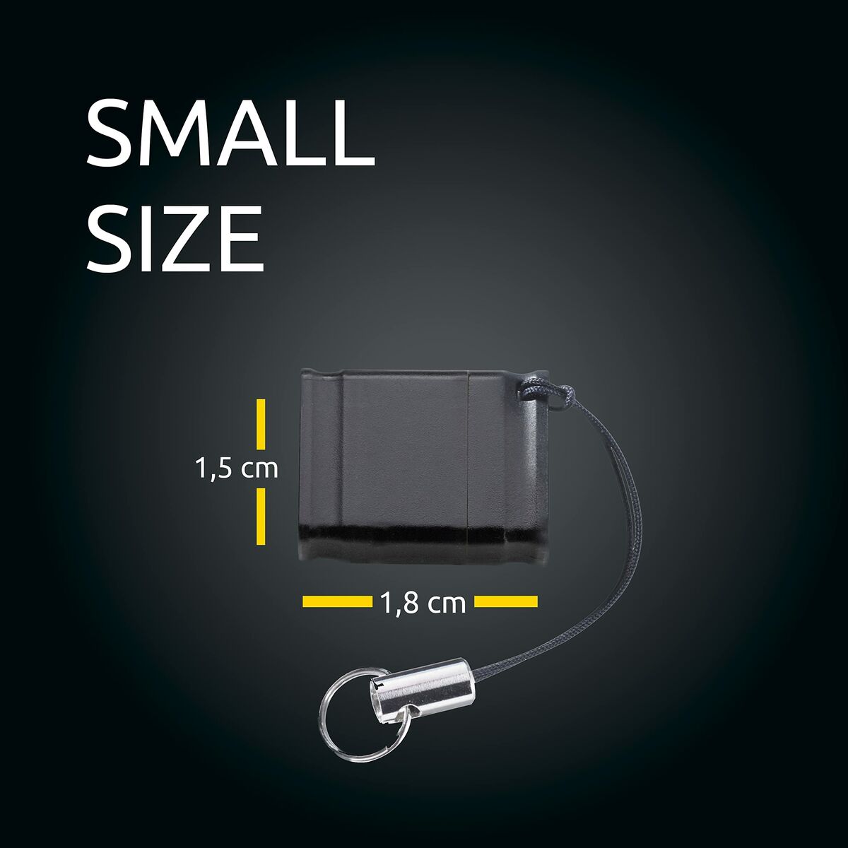 Memoria USB INTENSO Slim Line 64 GB Negro