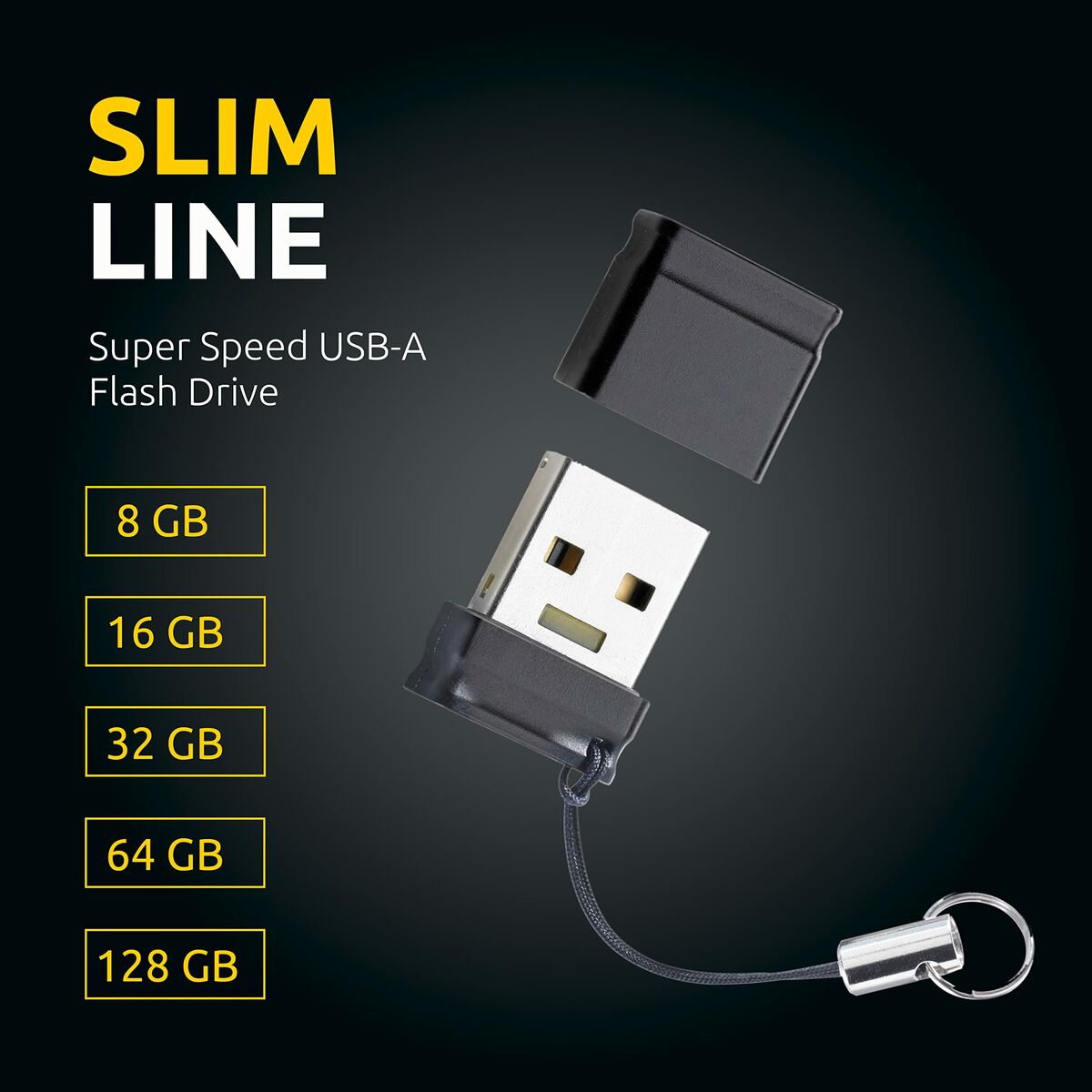 Memoria USB INTENSO Slim Line 32 GB Negro