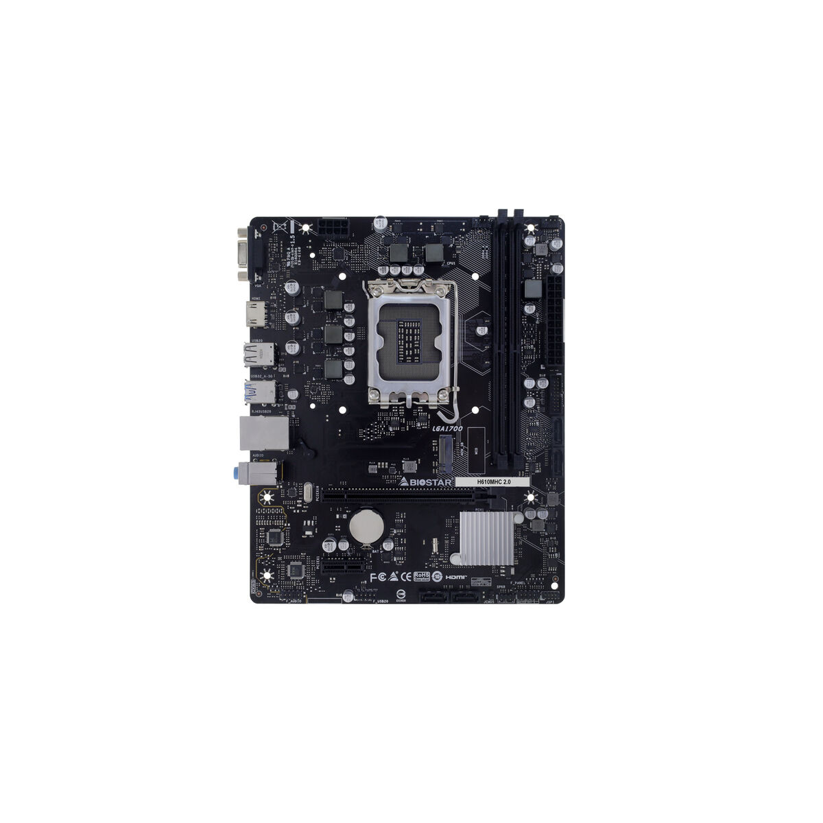 Placa Base Biostar H610MHC 2.0 H610 LGA 1700
