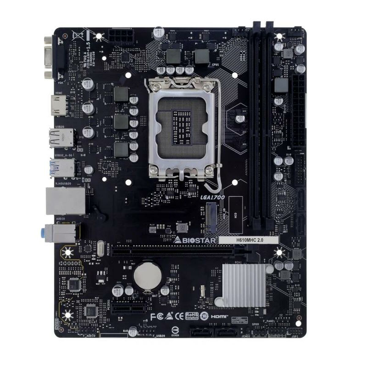 Placa Base Biostar H610MHC 2.0 H610 LGA 1700