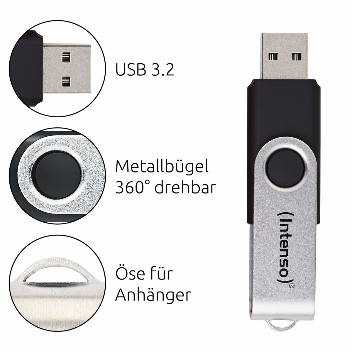 Memoria USB INTENSO Office Line 32GB USB-A 3.2 32 GB Negro