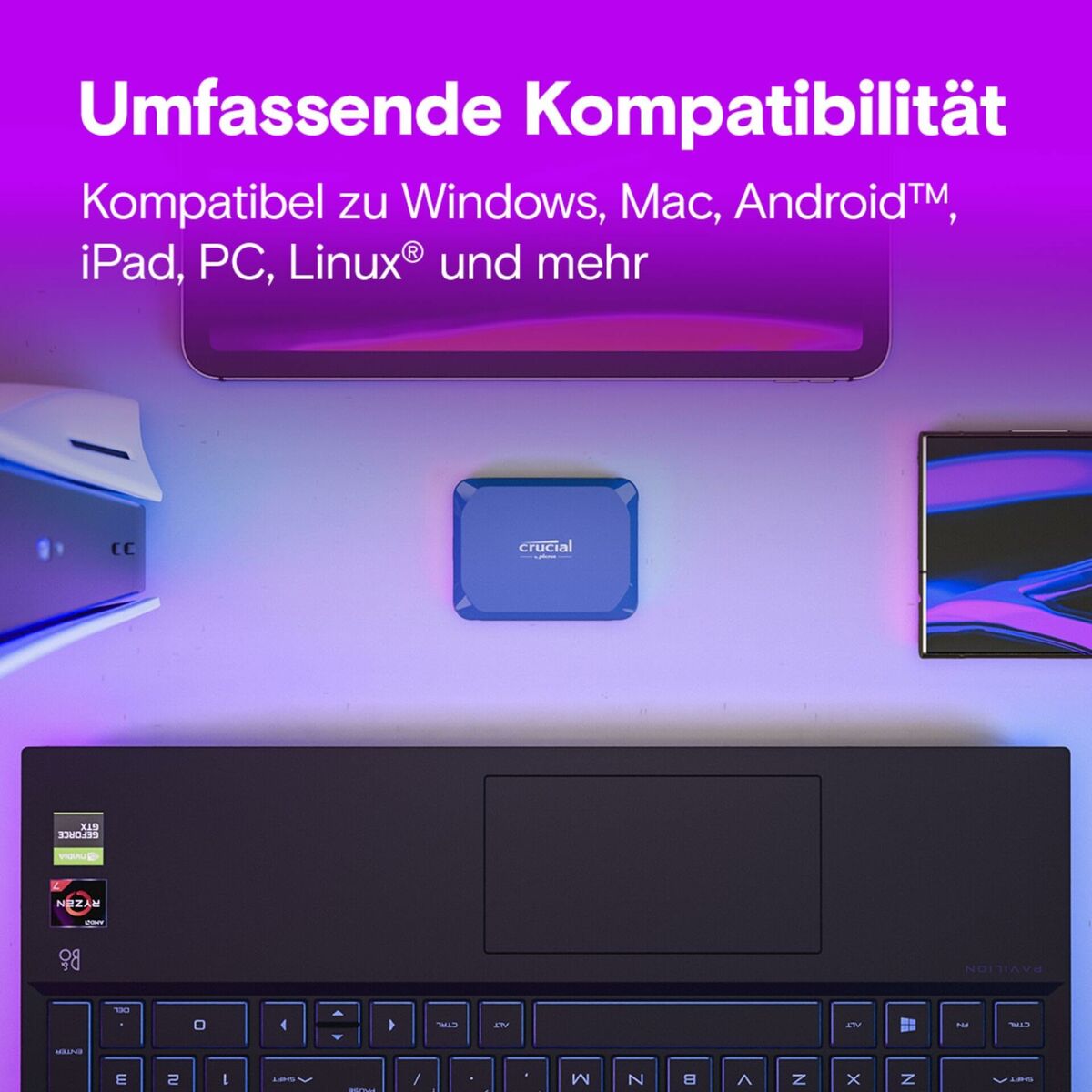 Disco Duro Externo Crucial X10 SSD 2 TB HDD