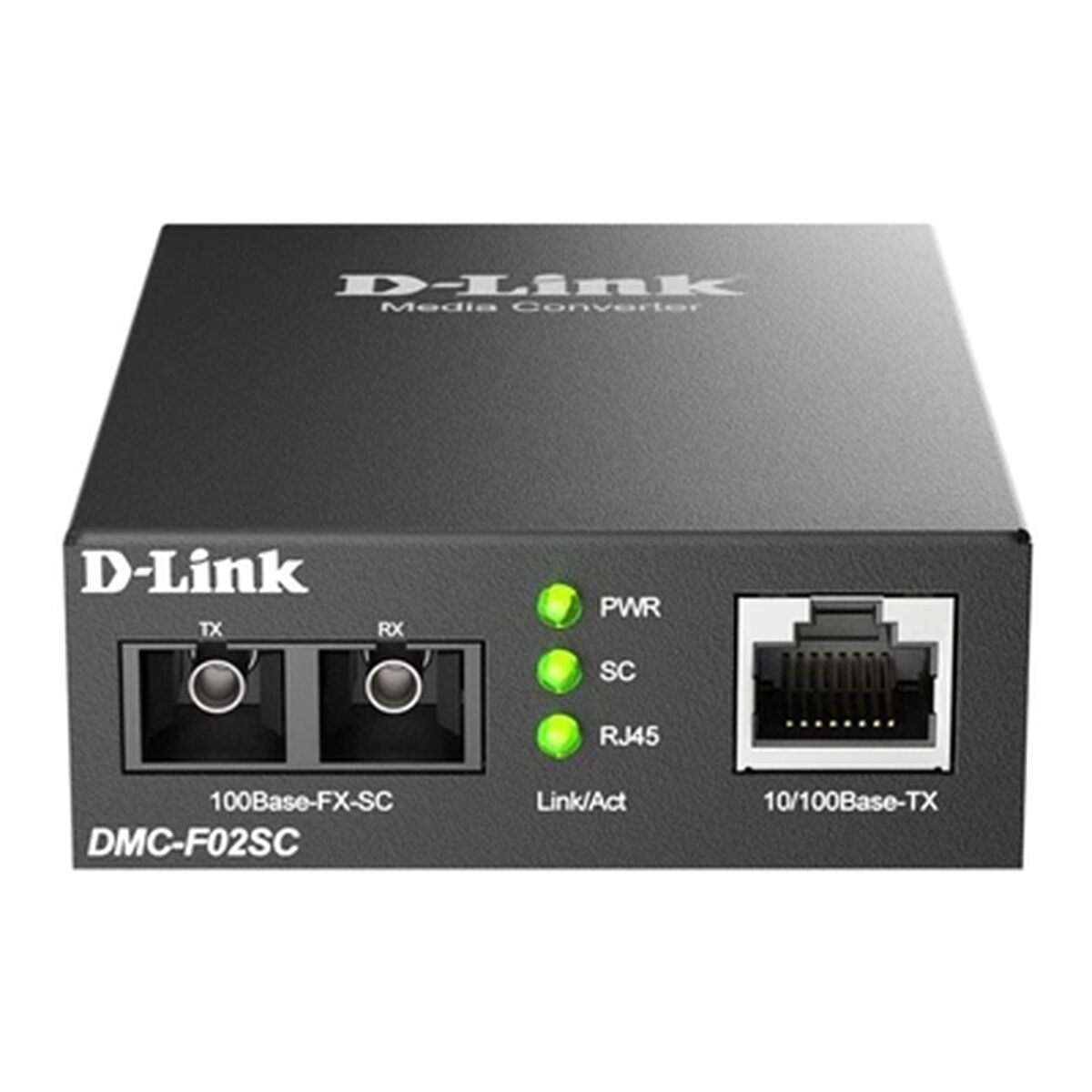 Hub USB D-Link DMC-F02SC Negro