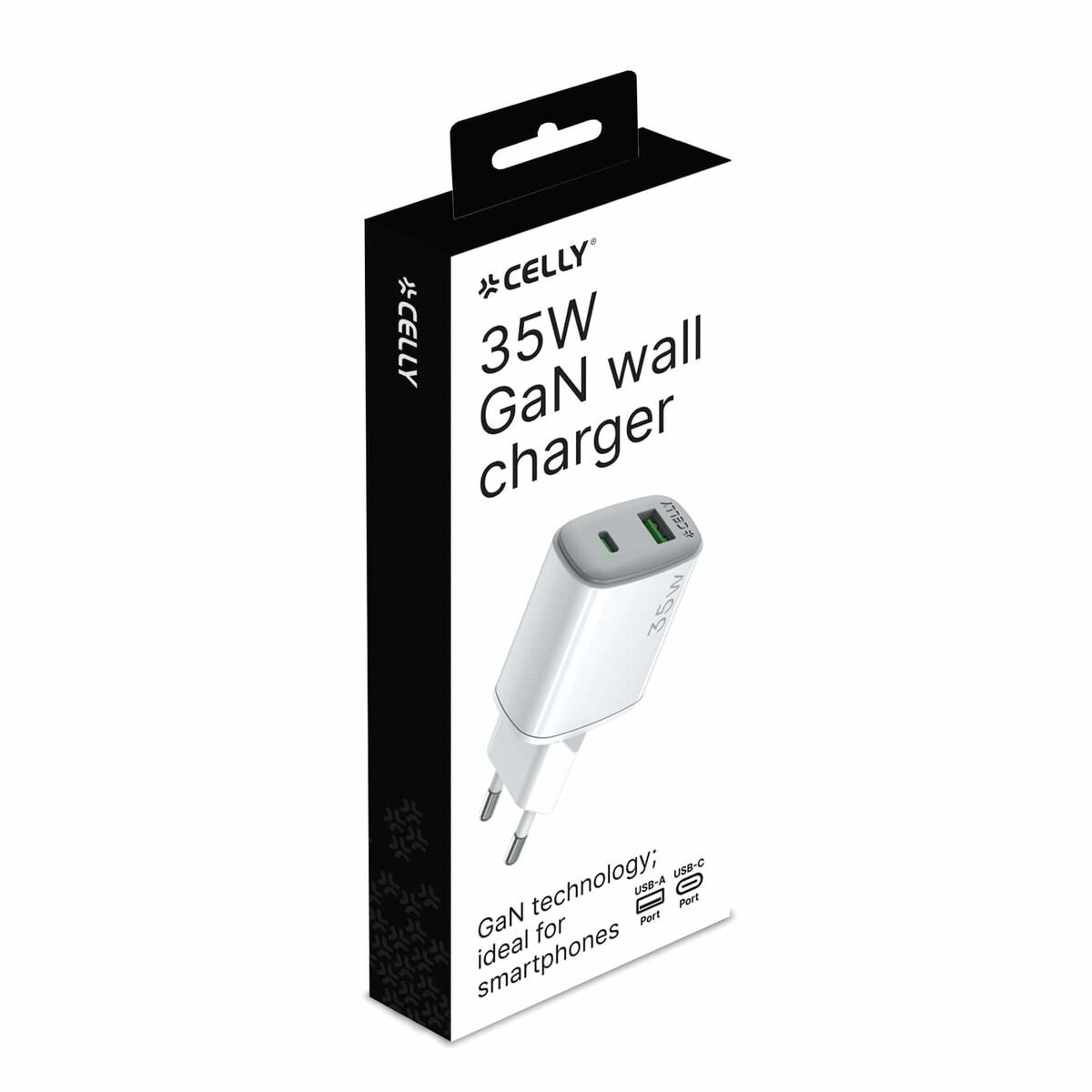 Cargador de Pared Celly UPTC1USB1USBC35