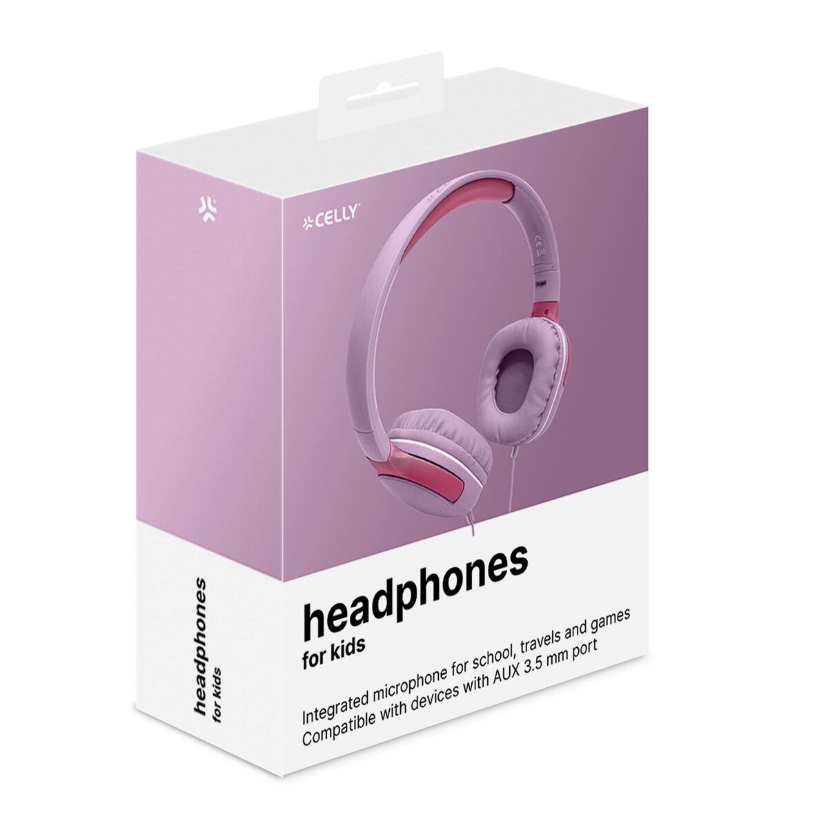 Auriculares Celly KIDSBEAT2PK Rosa