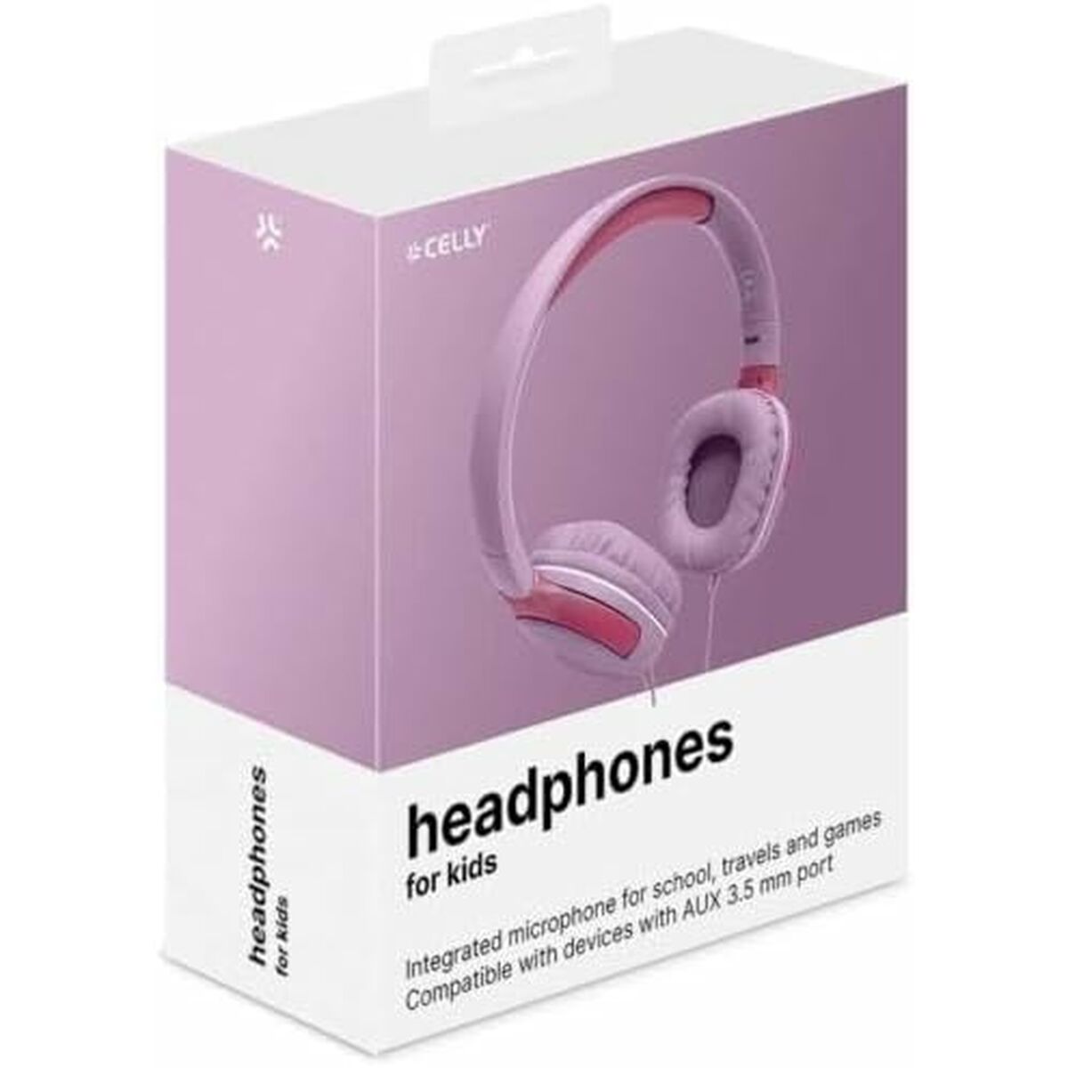 Auriculares Celly KIDSBEAT2PK Rosa