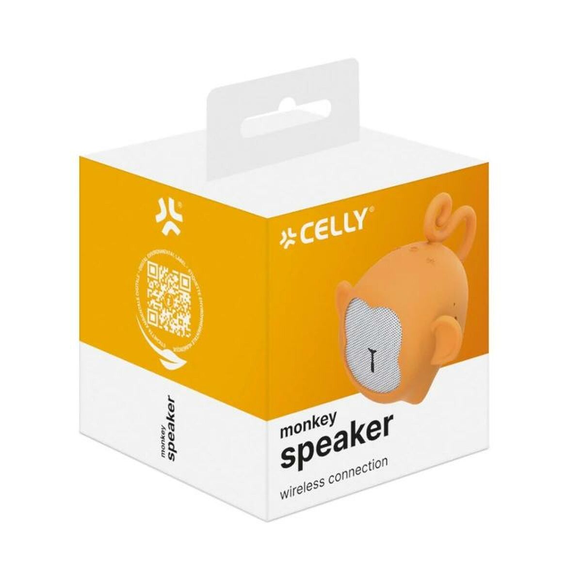 Altavoz Portátil Celly WSMONKEY Amarillo 3 W