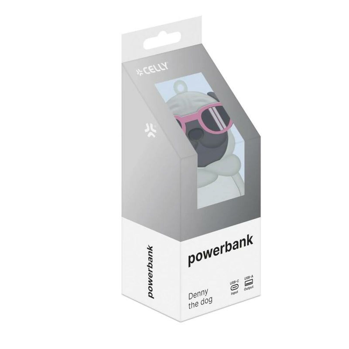 Powerbank Celly PBDOG Gris