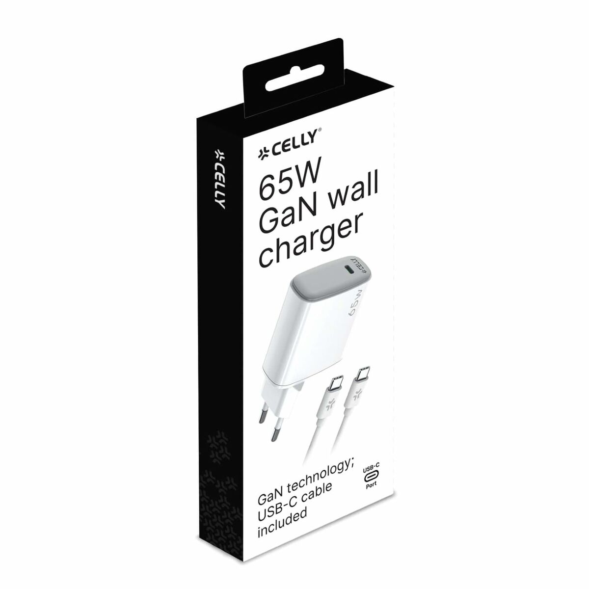 Cargador de Pared Celly UPTC1USBC65WCTC Blanco