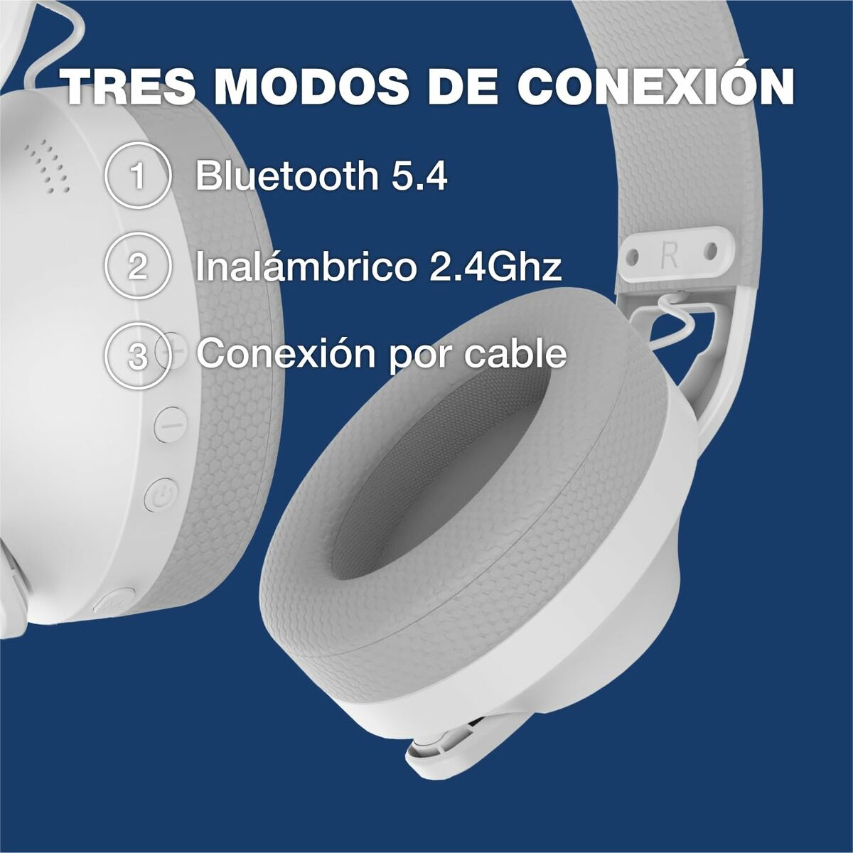 Auriculares CoolBox COO-AUM-WB01-W