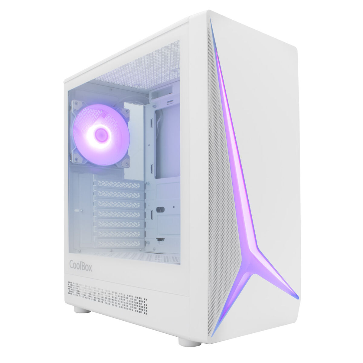 Caja Semitorre ATX CoolBox COO-CHA-GA450W-0 Blanco