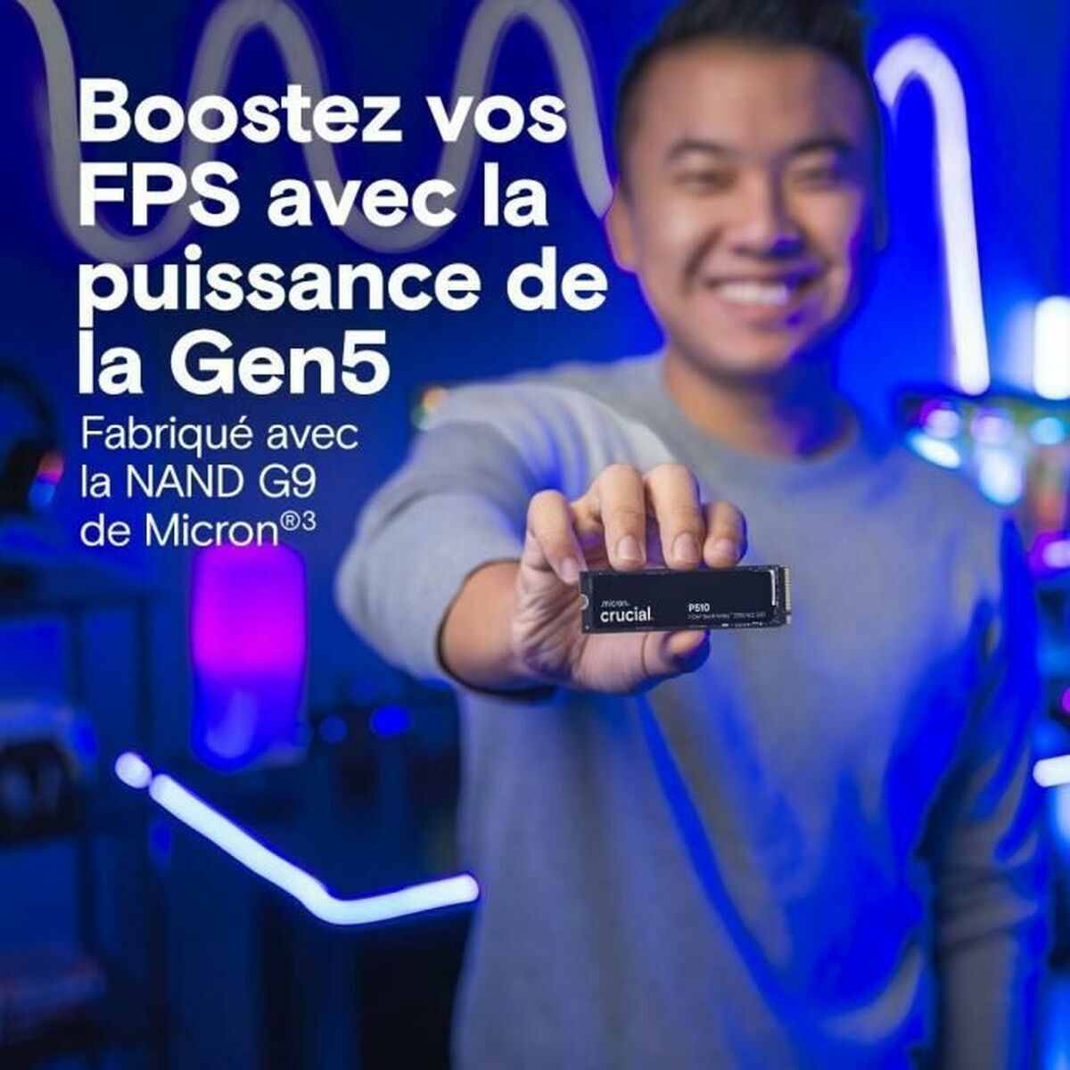 Disco Duro Crucial CT2000P510SSD8 2 TB SSD