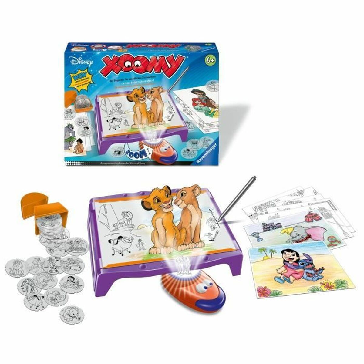 Set de Dibujo Ravensburger Xoomy Maxi Disney Multicolor