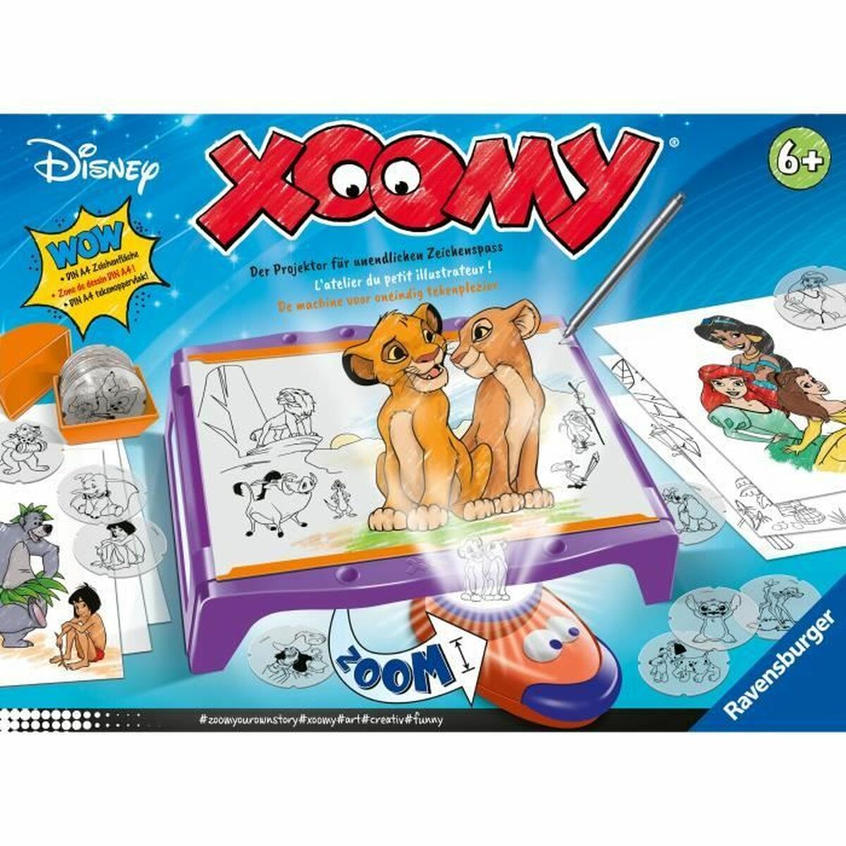 Set de Dibujo Ravensburger Xoomy Maxi Disney Multicolor