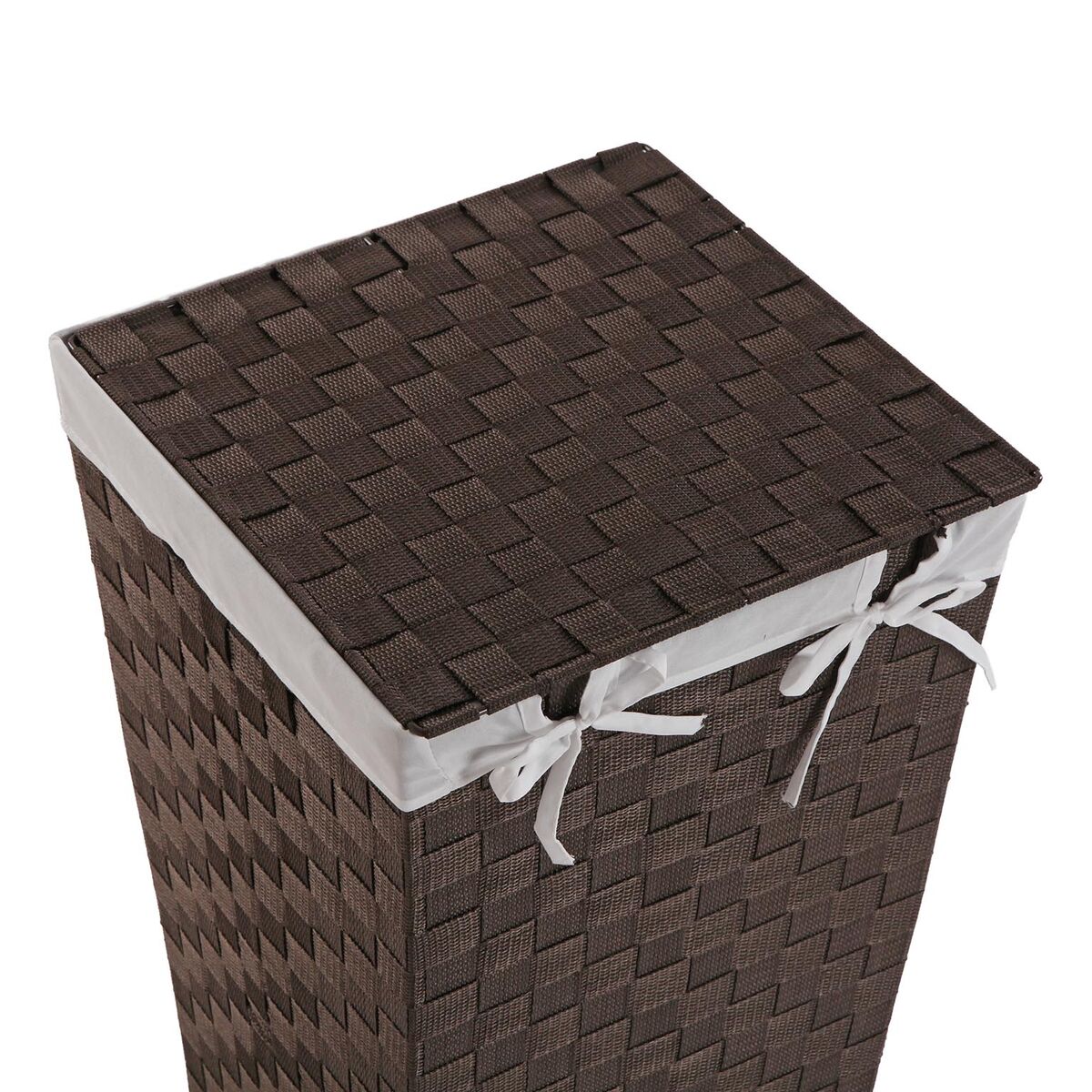 Cesto para la Ropa Sucia Versa Poliéster Metal Polipropileno 33 x 52 x 33 cm