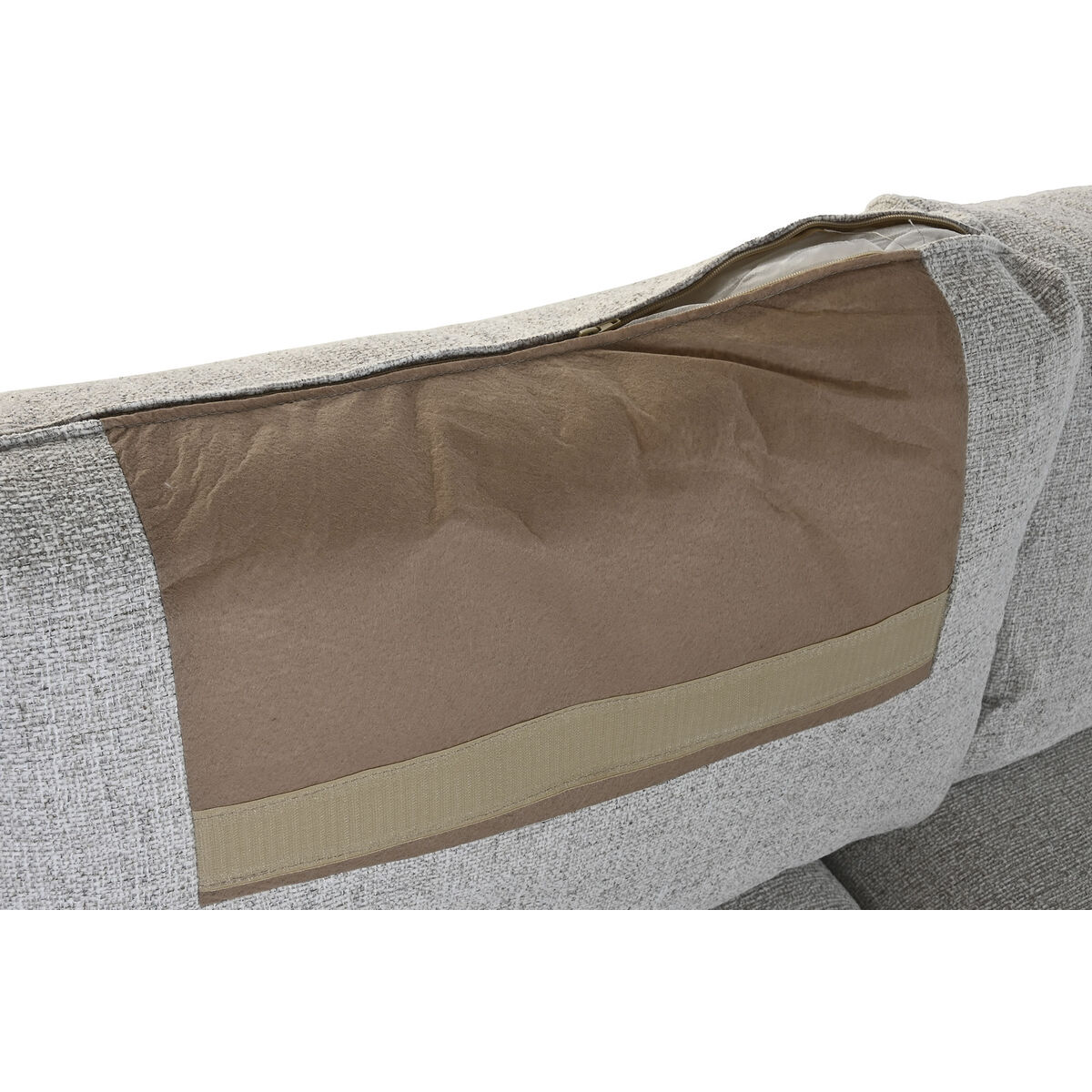 Sofá Home ESPRIT Gris claro Loft 235 X 303 X 86 CM