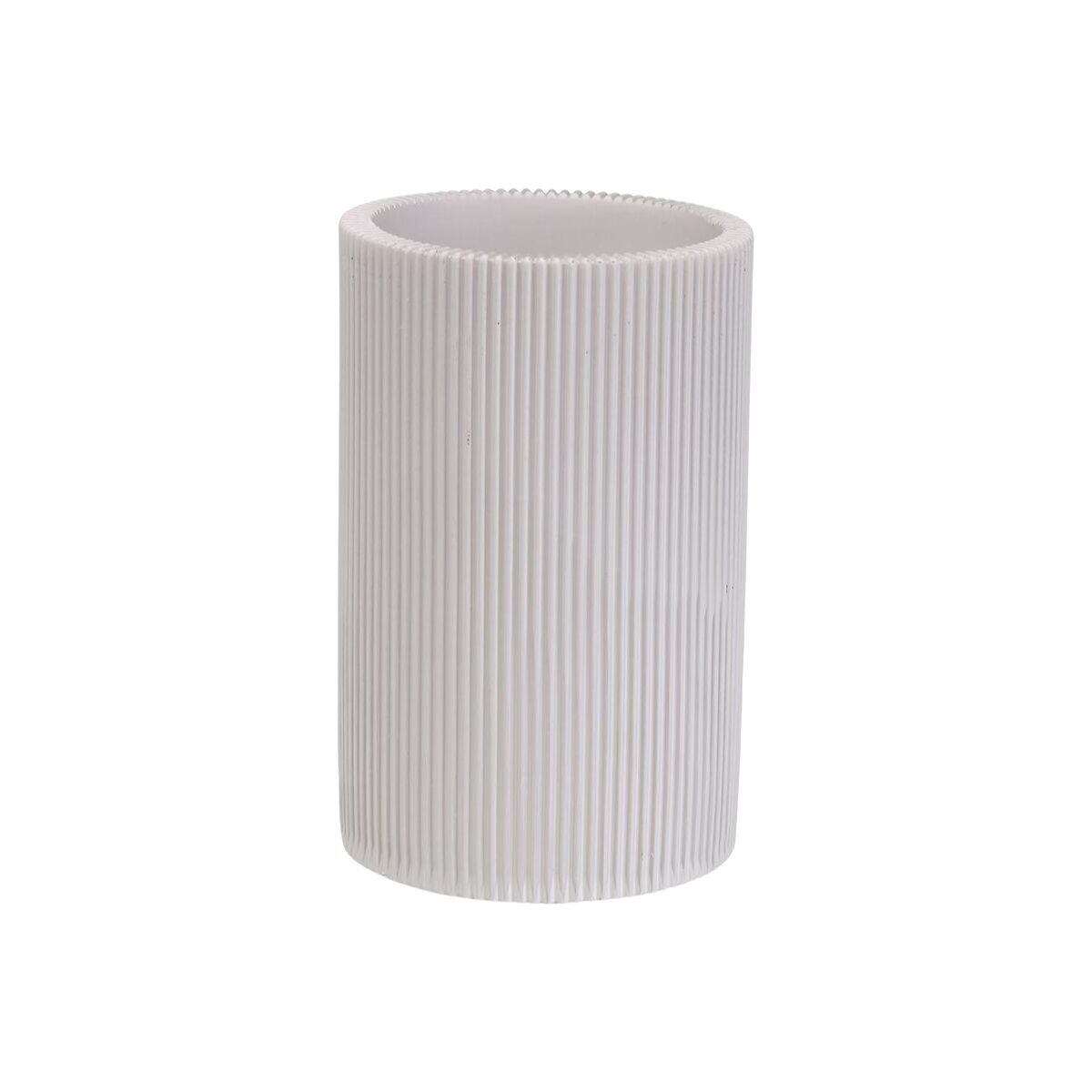 Portacepillos de Dientes Versa Blanco Resina 7,5 x 11,5 x 7,5 cm