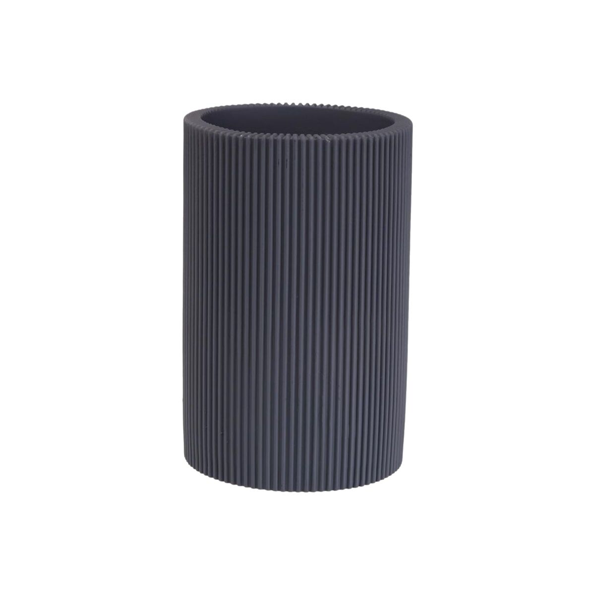 Portacepillos de Dientes Versa Gris Resina 7,5 x 11,5 x 7,5 cm