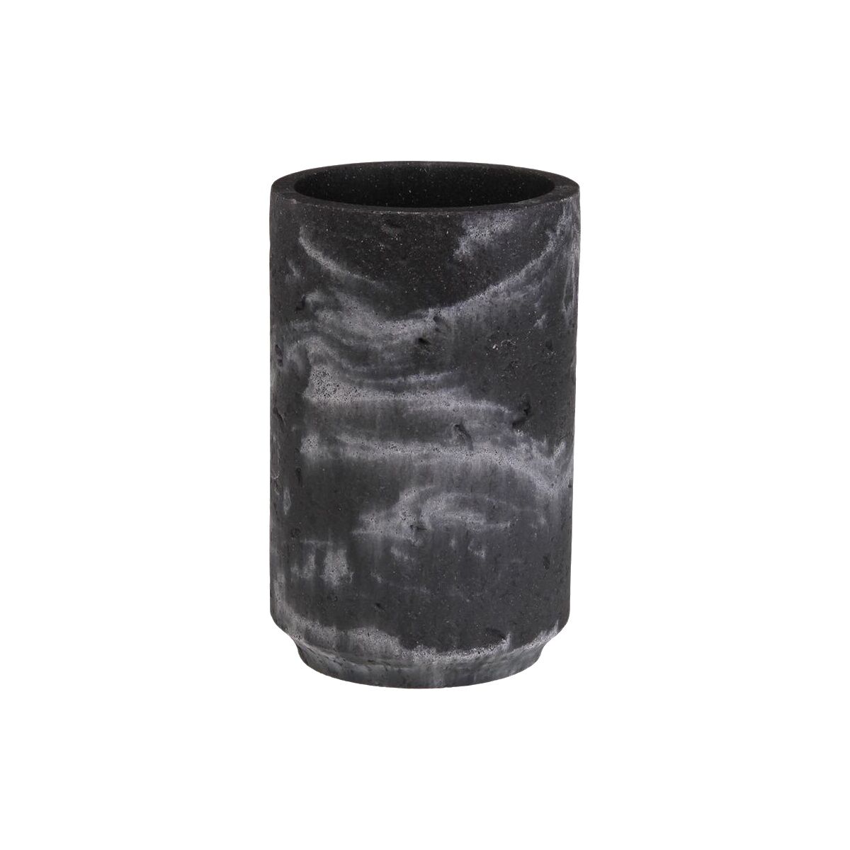 Portacepillos de Dientes Versa Negro Resina 6,9 x 10,2 x 6,9 cm