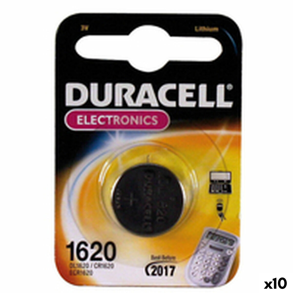 Pila de Botón de Litio DURACELL 3V (10 Unidades)