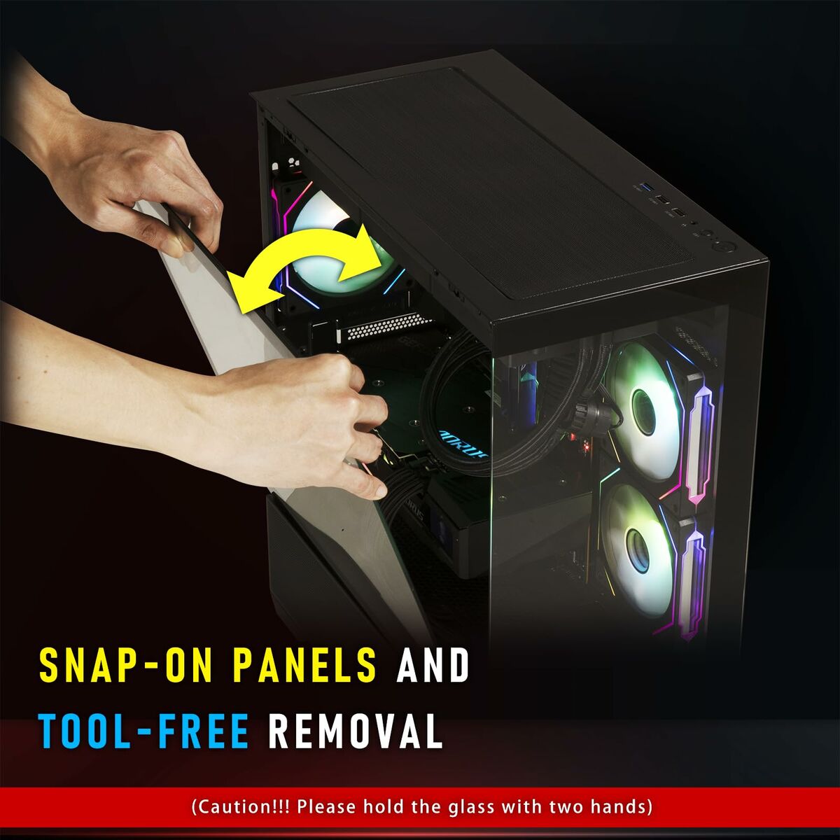 Caja Semitorre ATX BitFenix CETO Basic Blanco