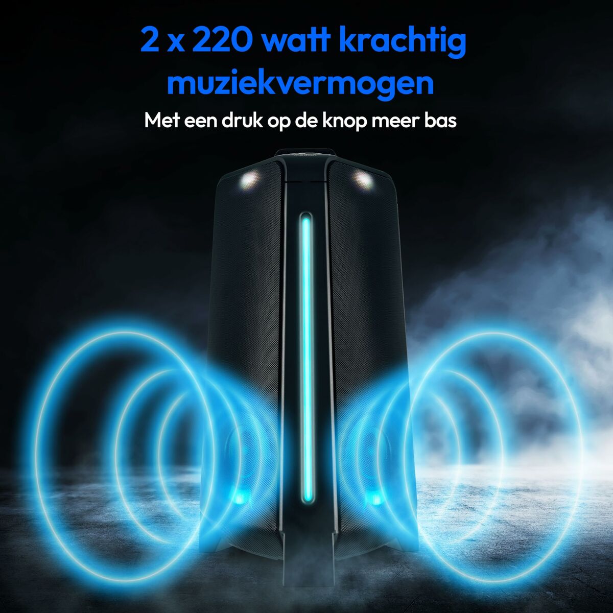 Altavoz Bluetooth Portátil Medion LIFE P61552 Negro