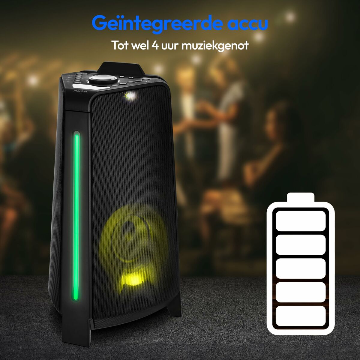 Altavoz Bluetooth Portátil Medion LIFE P61552 Negro