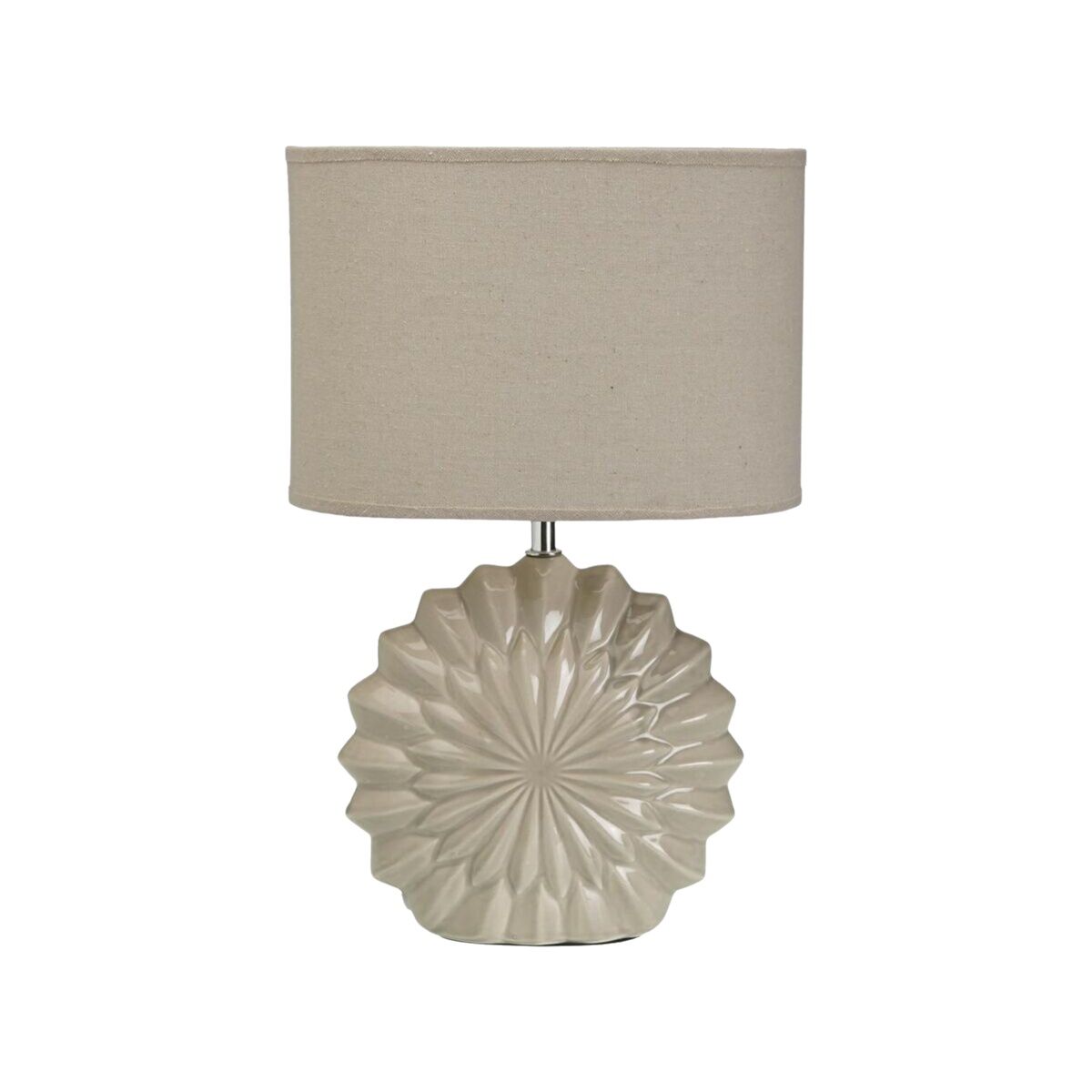 Lámpara de mesa Versa Ashta Beige