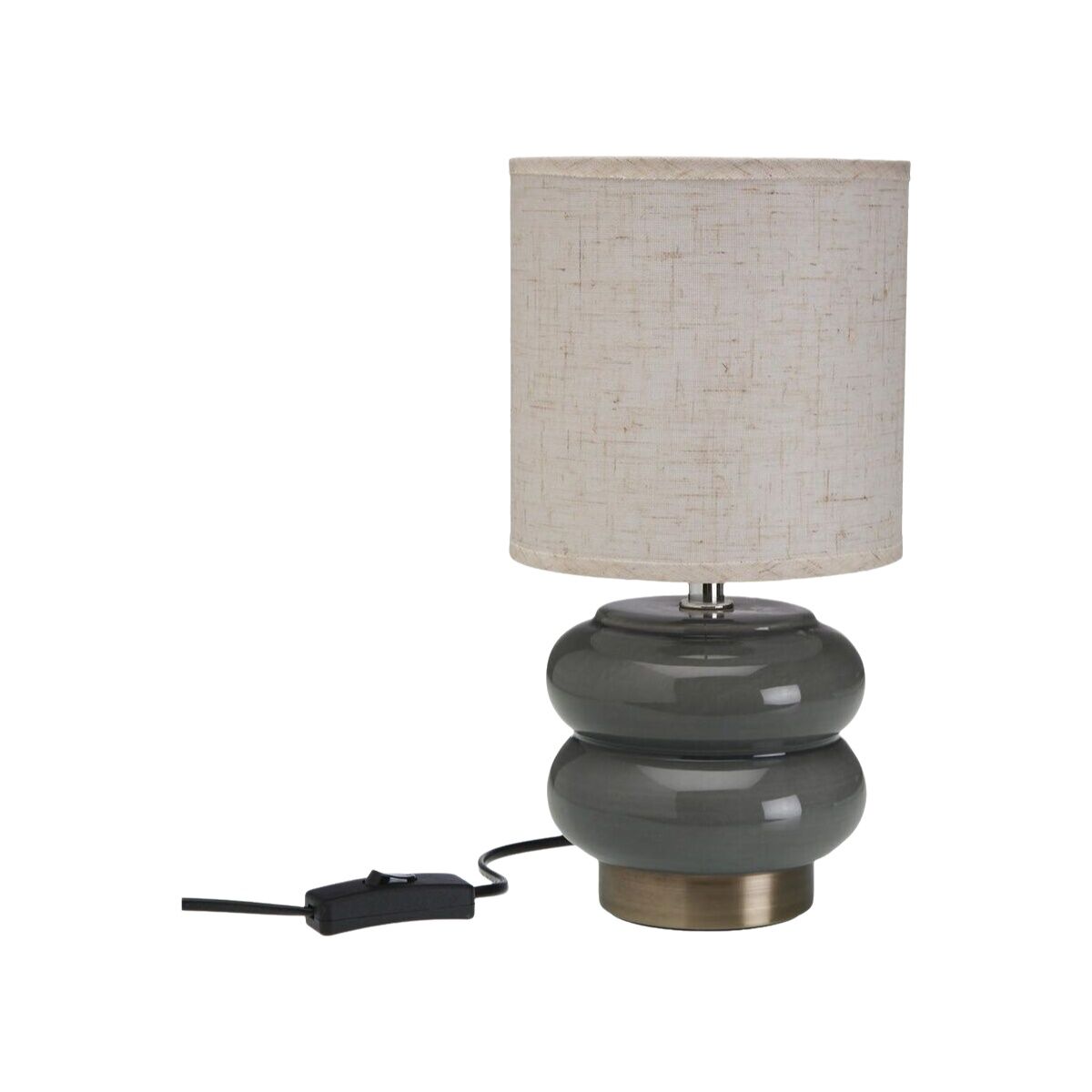 Lámpara de mesa Versa Onkara Gris