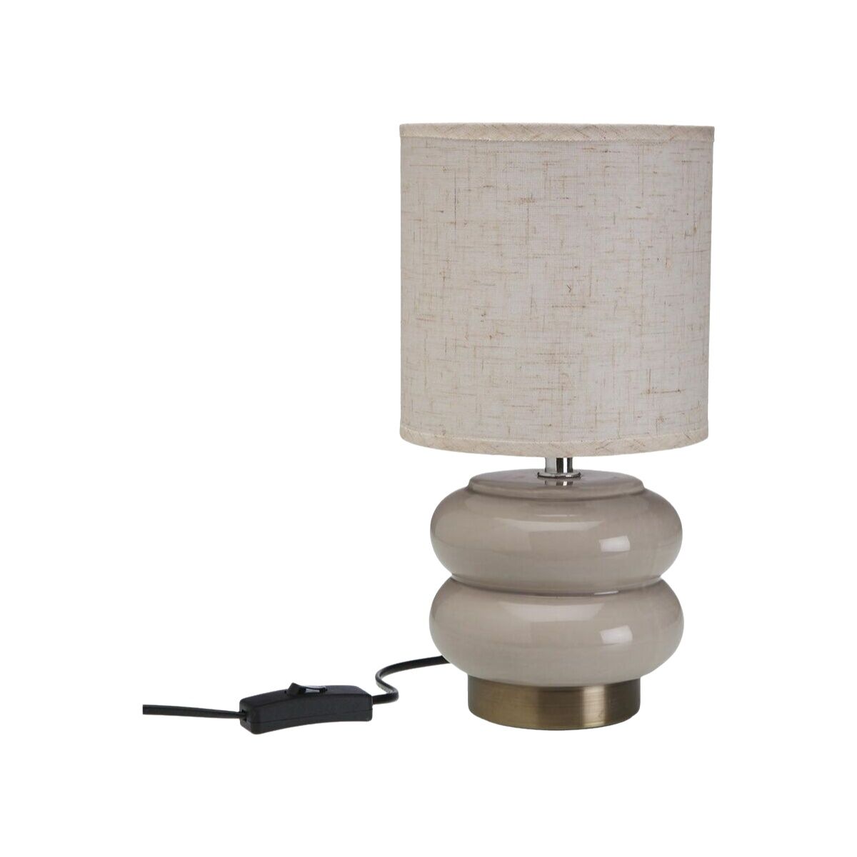 Lámpara de mesa Versa Onkara Beige