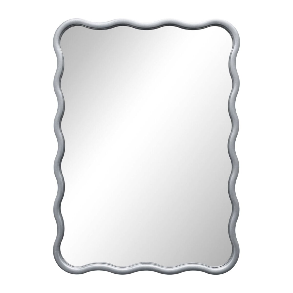 Espejo de pared Versa Plateado 2,2 X 73 X 53 CM