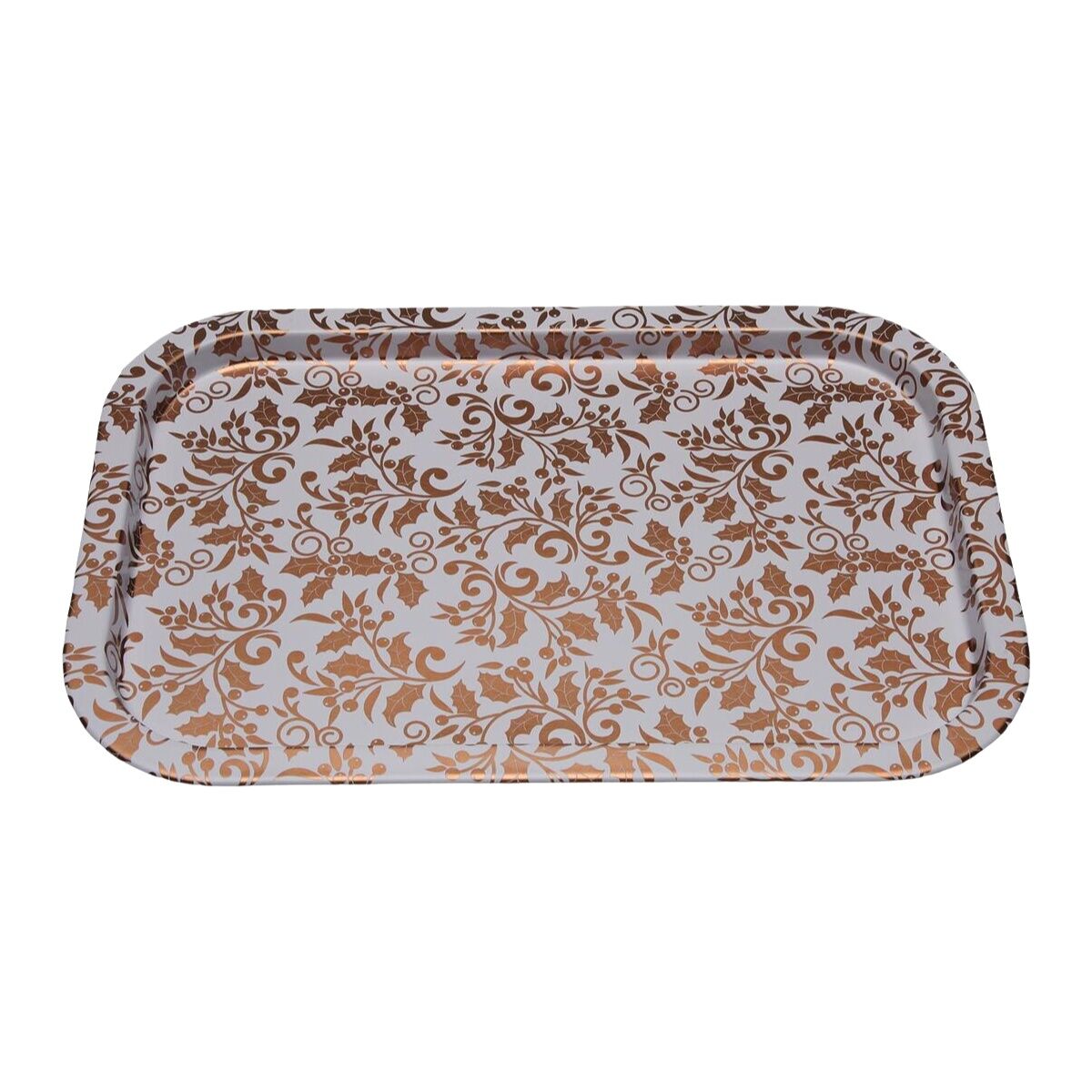 Bandeja Versa Aurea Metal 23 X 1,5 X 34 CM