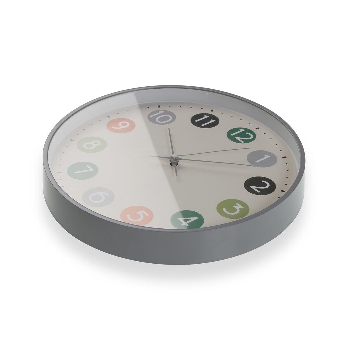 Reloj de Pared Versa Multicolor Plástico 30 x 30 x 4,5 cm